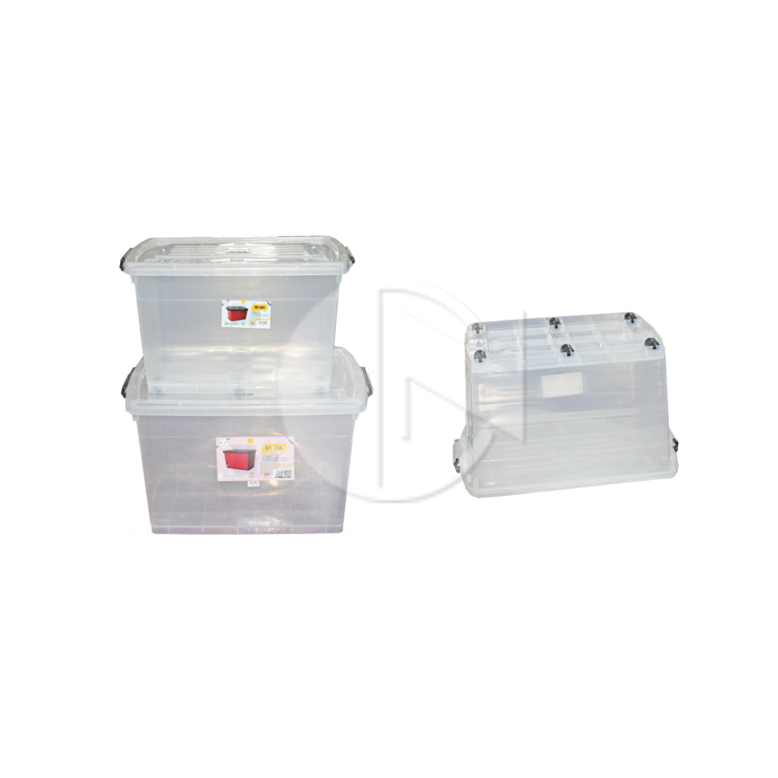 CSK-SB023-TRANS,CSK-SB026-TRANS,CSK-SB030-TRANS<br>65, 95, 186Ltr Storage Box (Transparent) With Wheels<br>有轮储物盒 [透明]